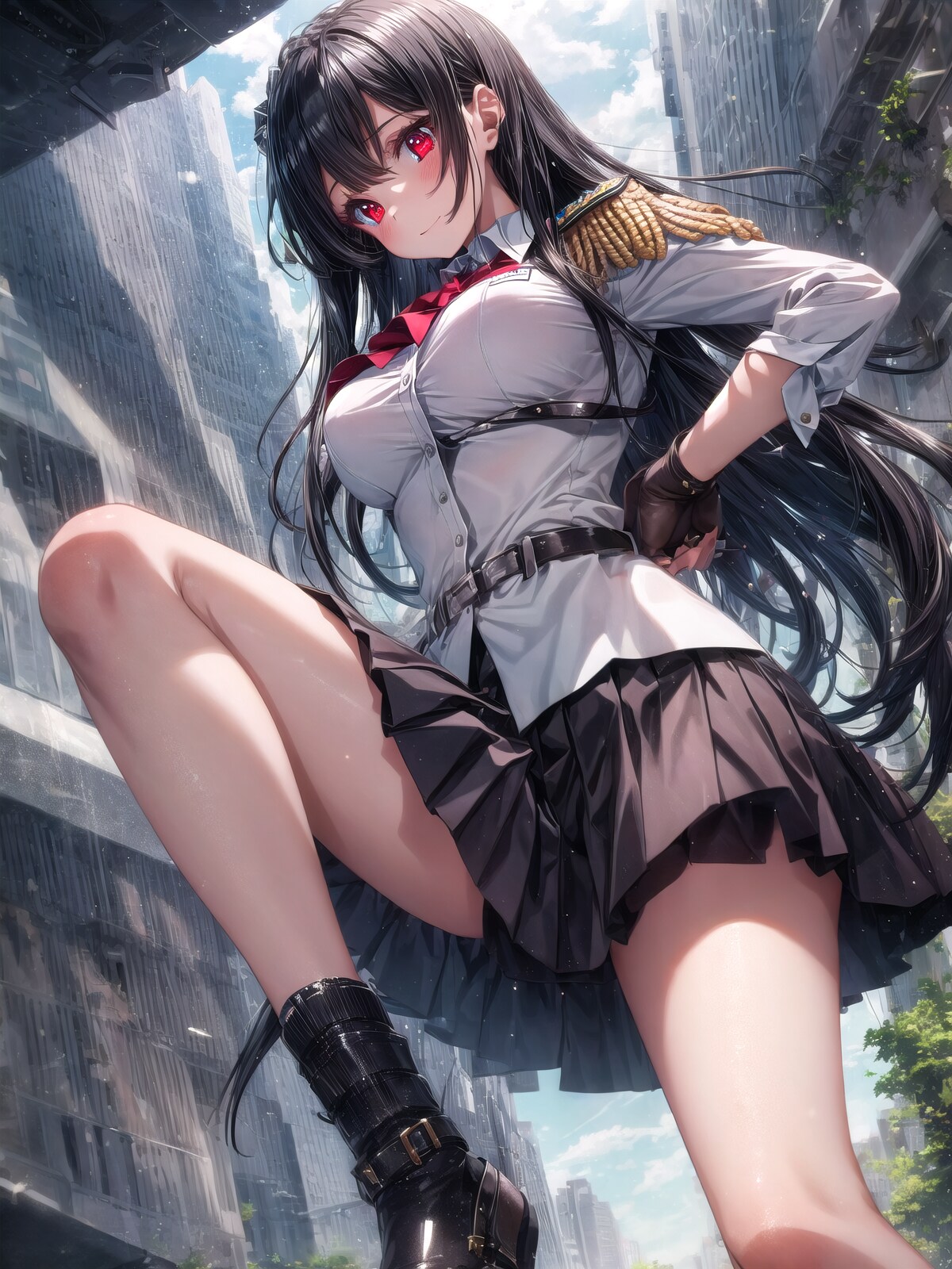 お姉さんに踏みつけられる