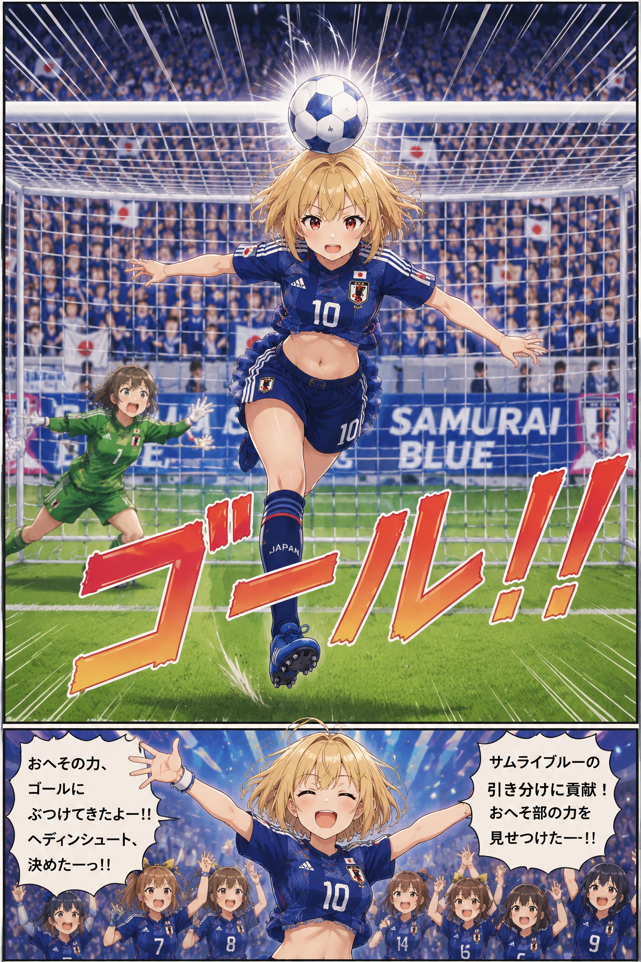 速報？ヘディングシュート