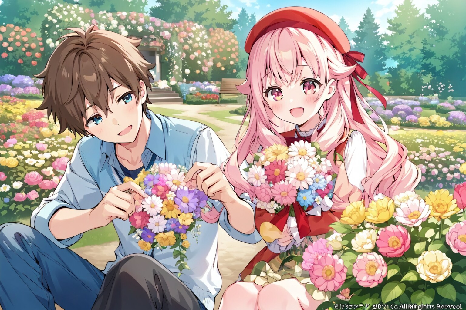 仲睦まじい姉弟のひと時