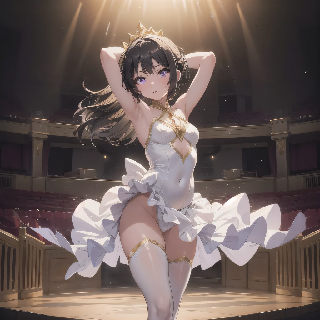 黒髪ロングで演劇の少女２６