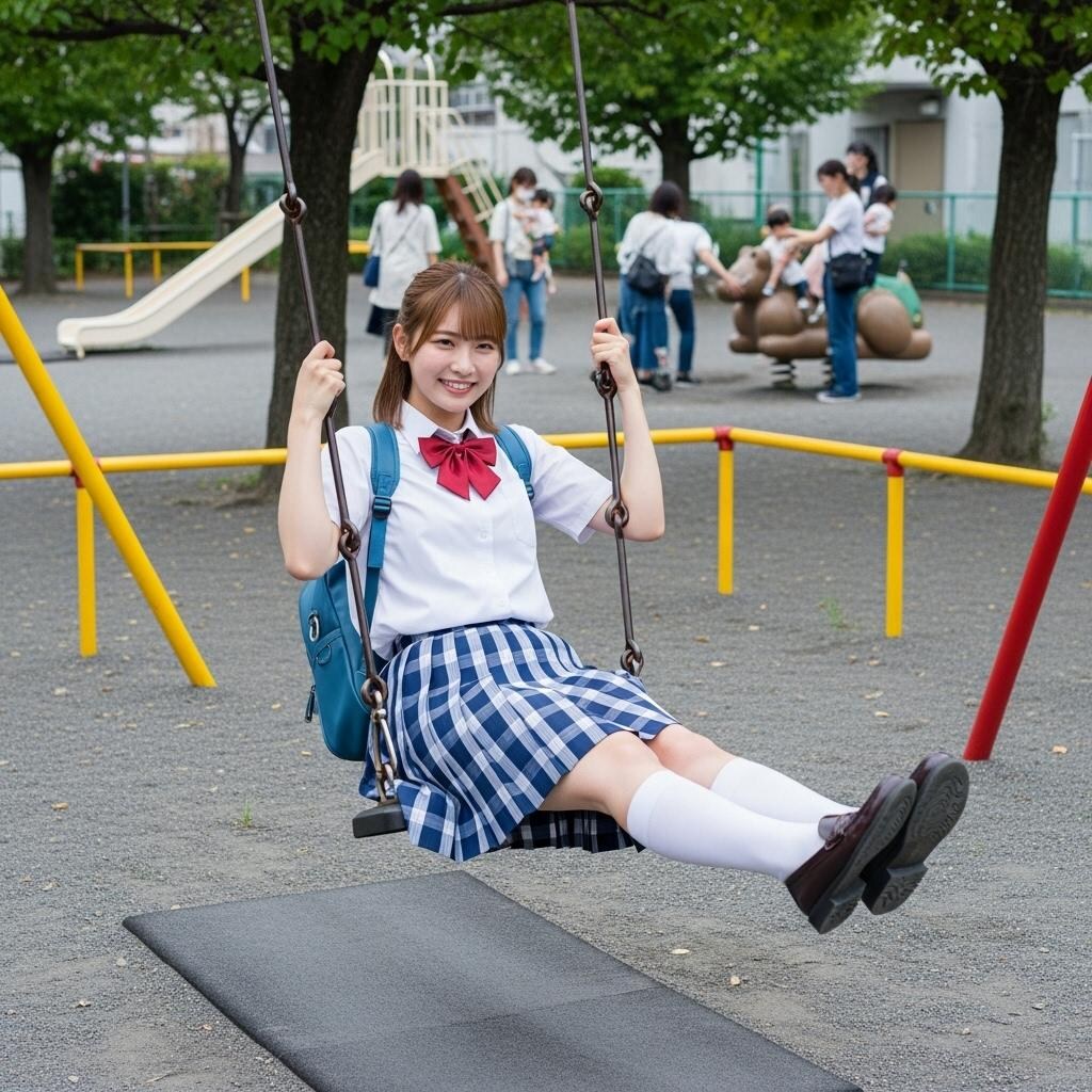 公園のブランコ