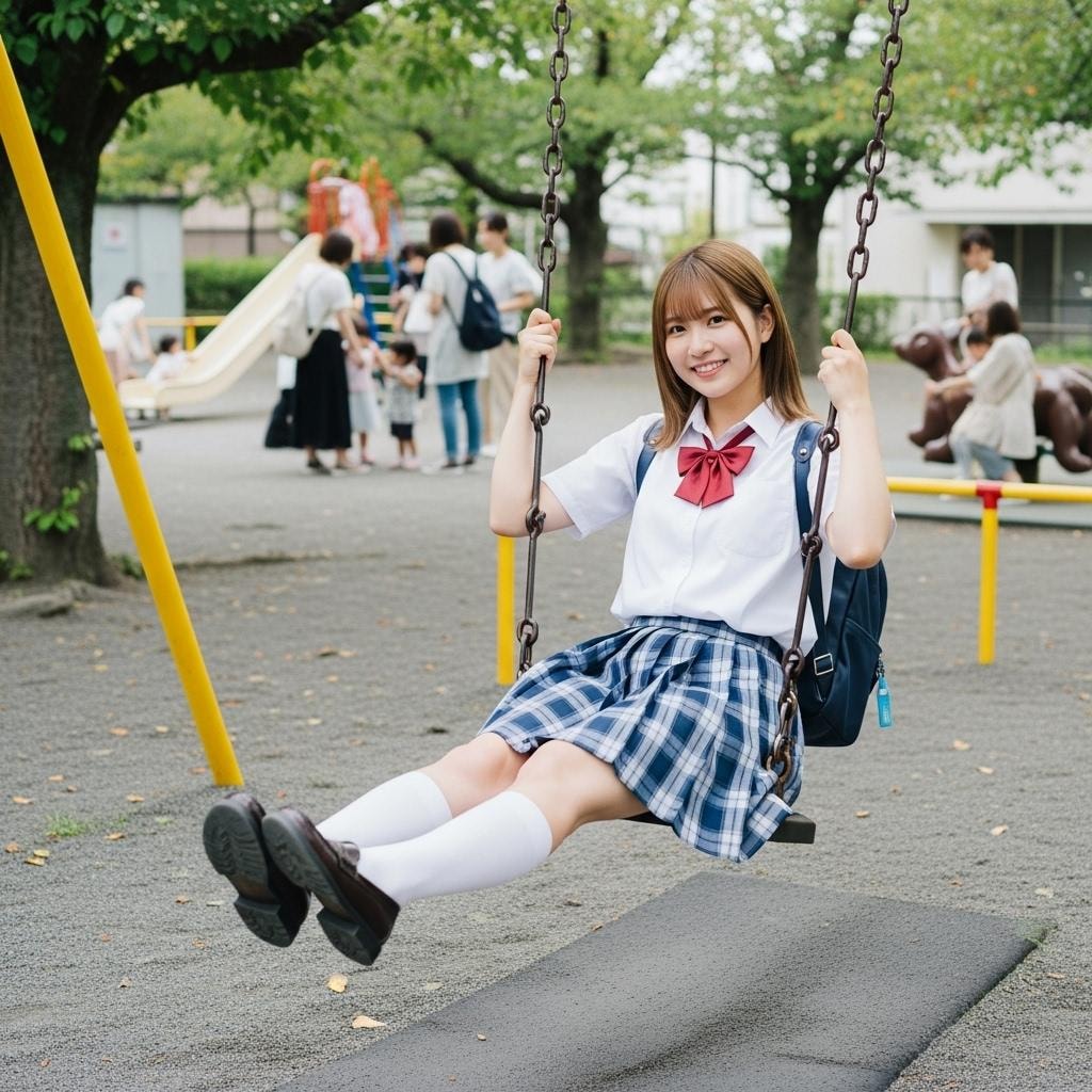 公園のブランコ