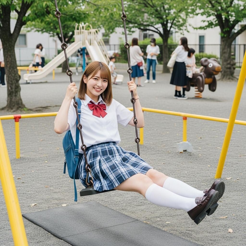 公園のブランコ