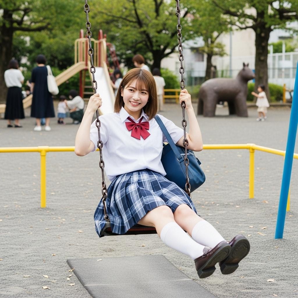 公園のブランコ