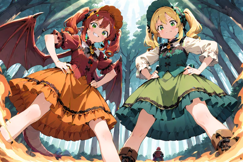 ファンタジー風のキャラ