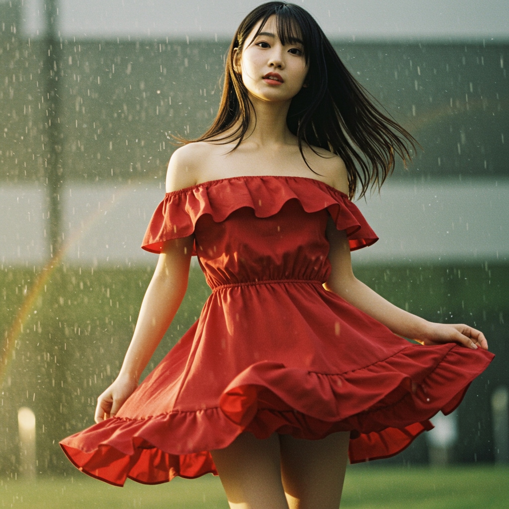 君が振り返り、