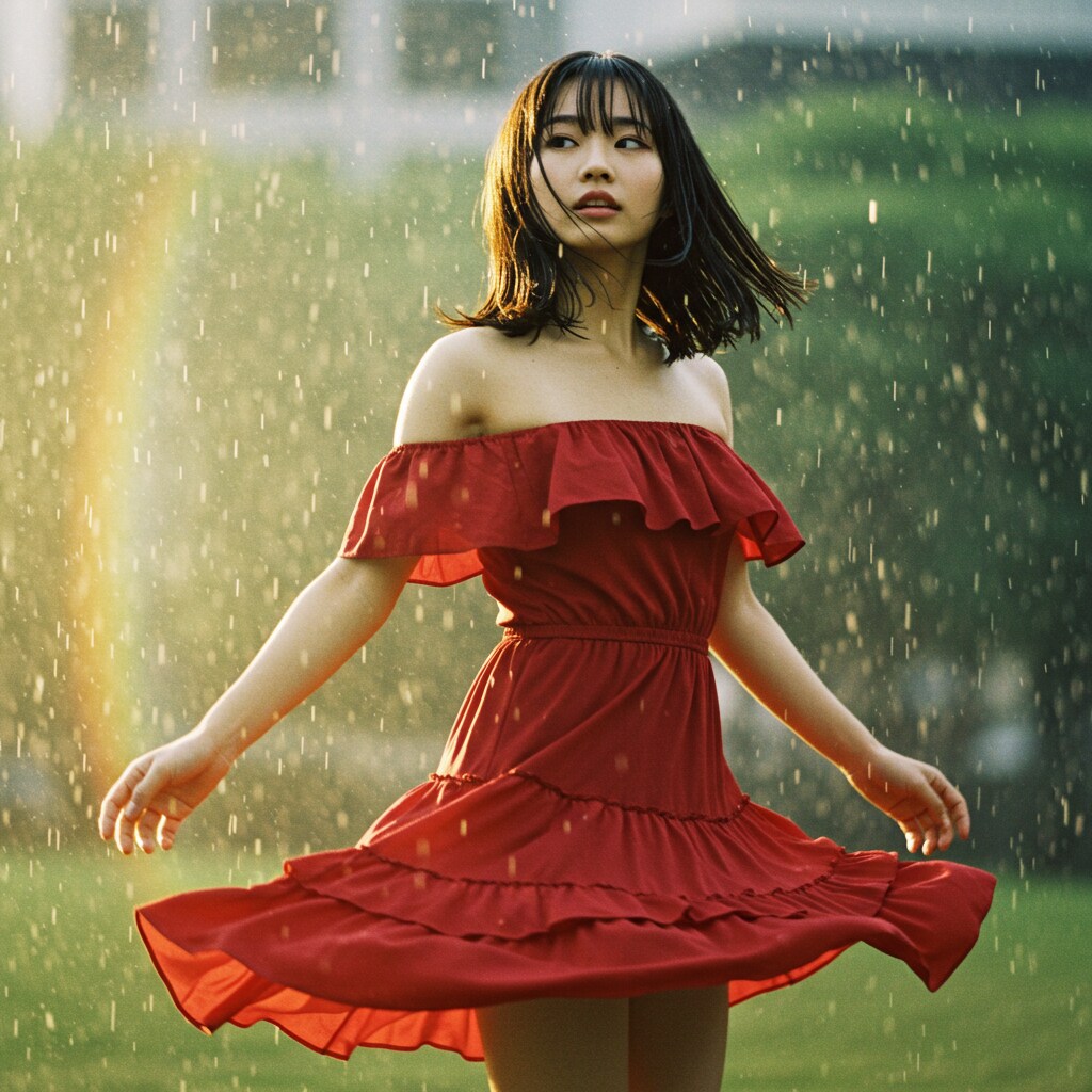 君が振り返り、