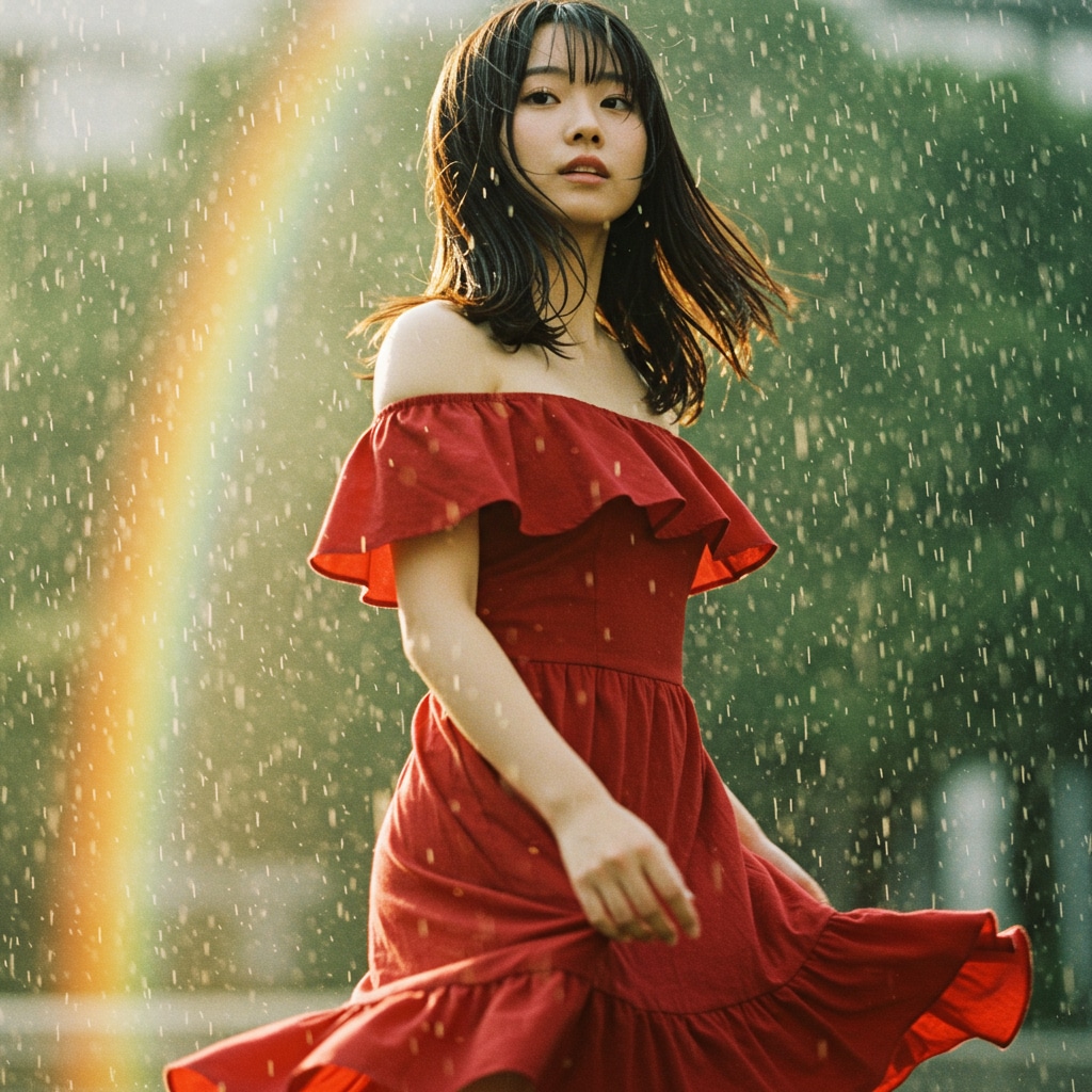 君が振り返り、