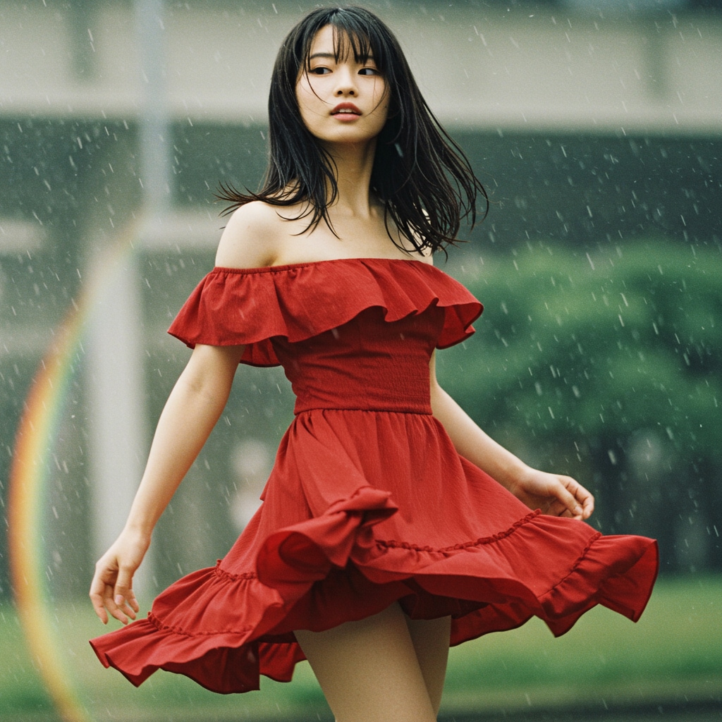 君が振り返り、