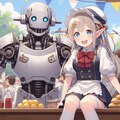 女ドワーフとロボットの出店 8枚目