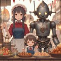 女ドワーフとロボットの出店 6枚目