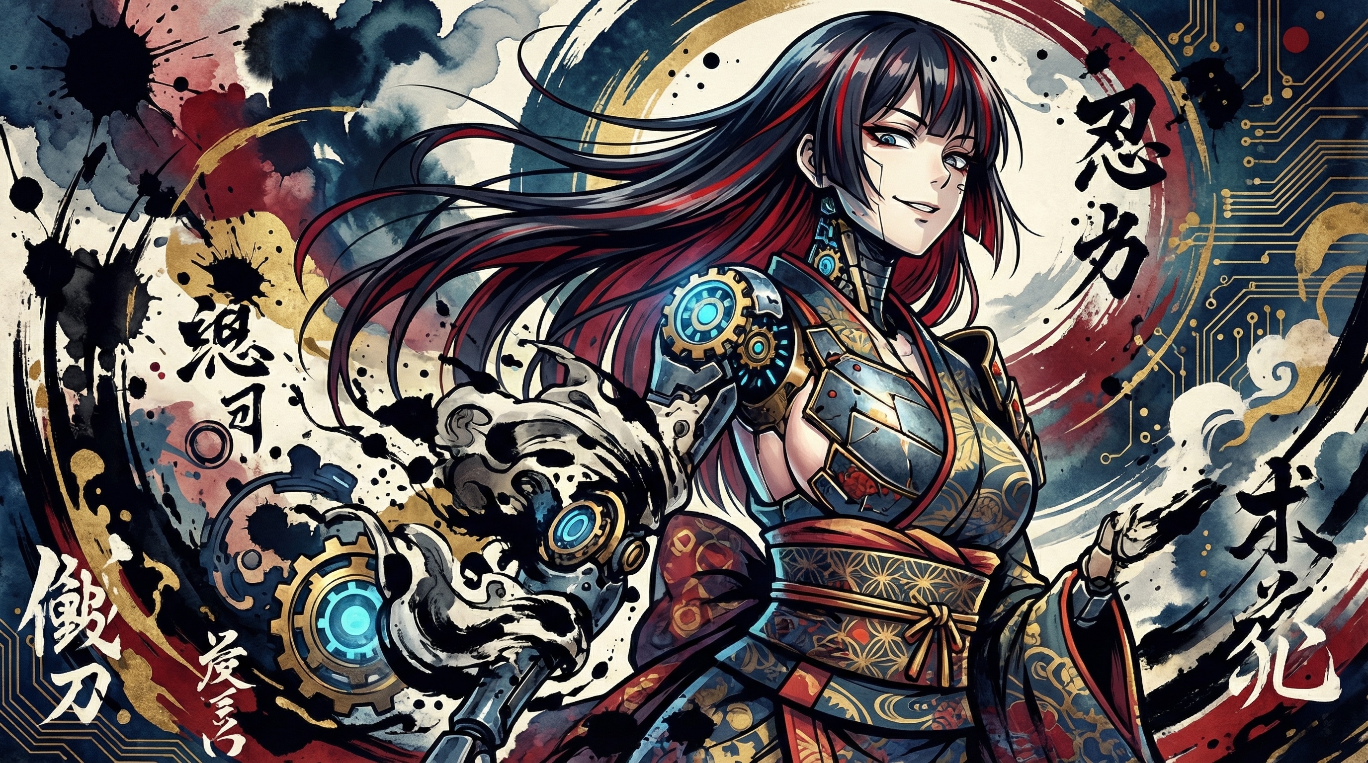 和イバーパンク (侍) | の人気AIイラスト・グラビア