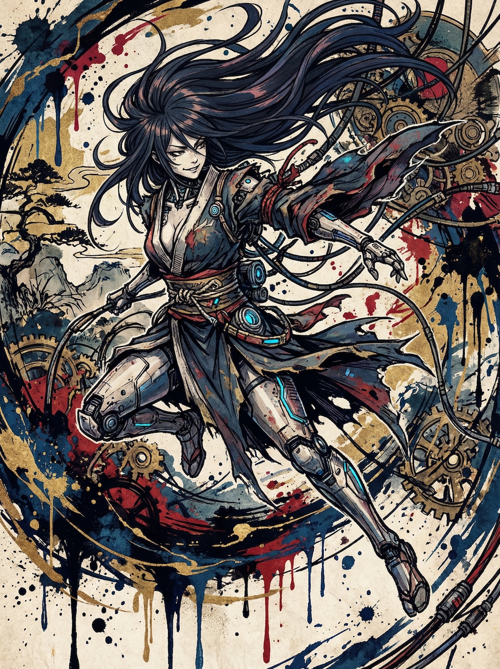 和イバーパンク (侍)