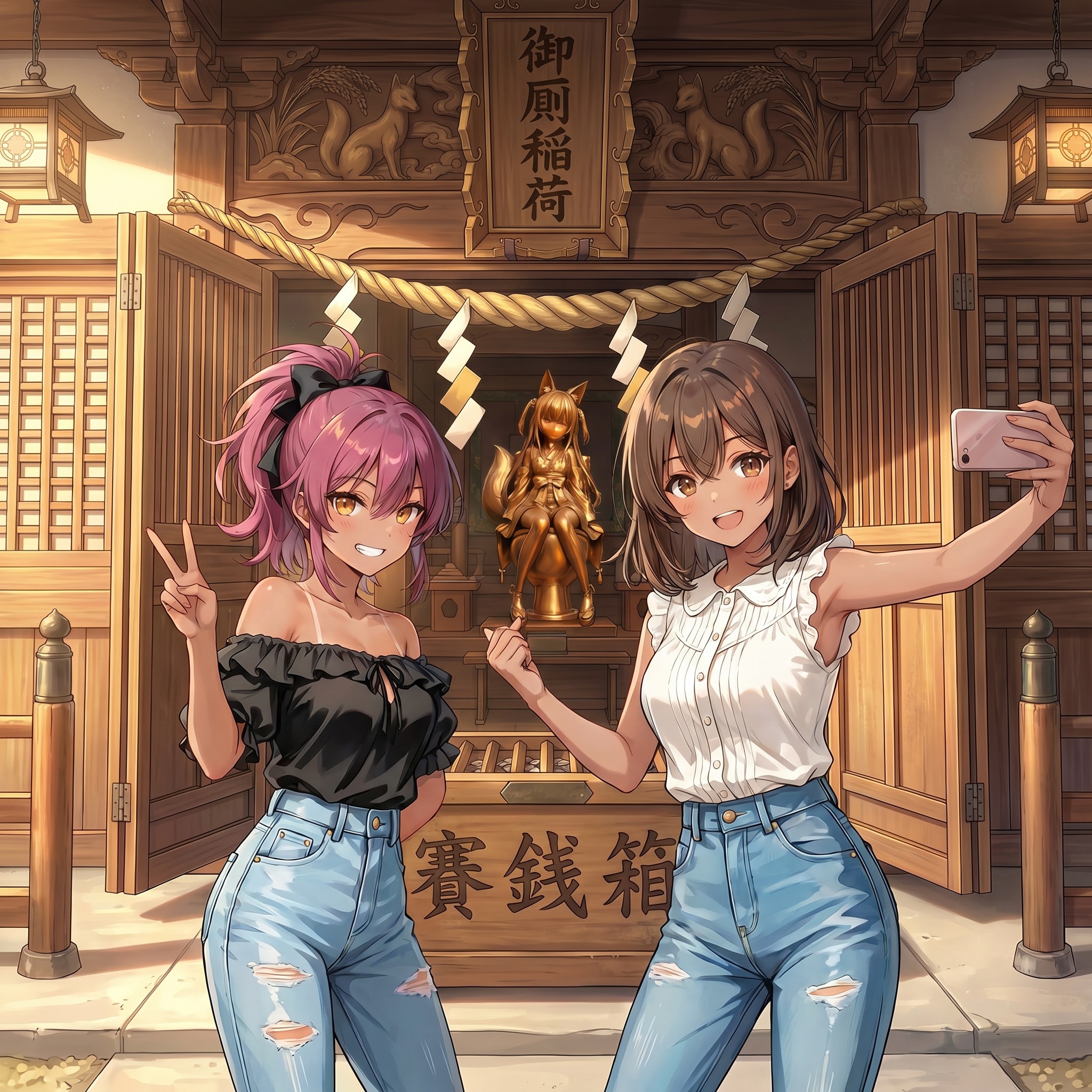 せきめたさん所の渚沙ちゃんとパワースポット(?)へ
