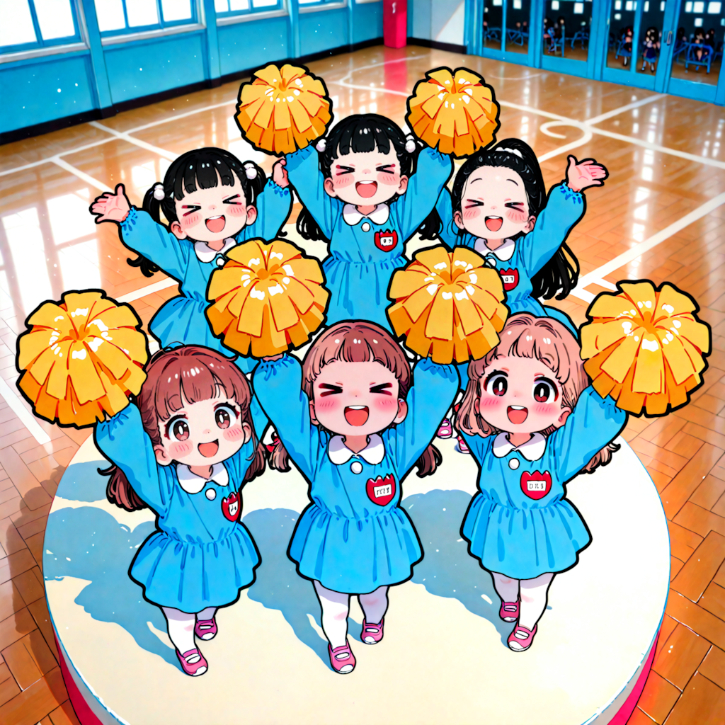 ポンポンダンス♪