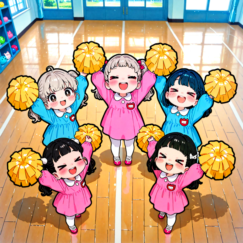 ポンポンダンス♪