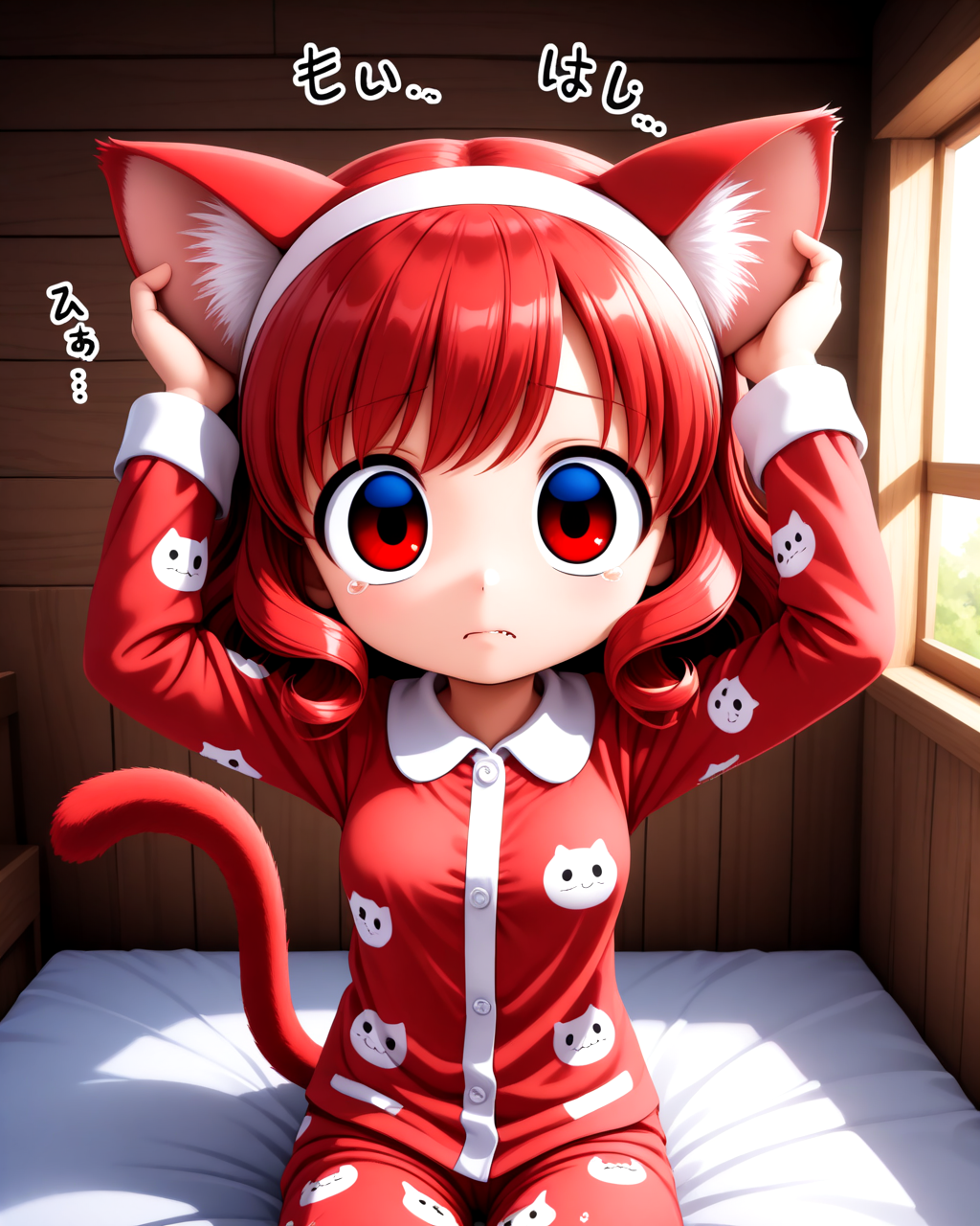 朝起きたら猫になっていたレンちゃん | の人気AIイラスト・グラビア