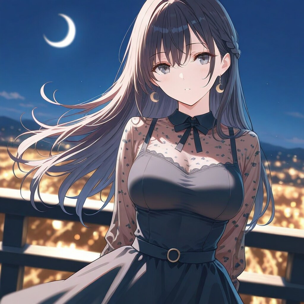 三日月(crescent moon)