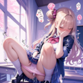 好きな男の子の机で 3枚目