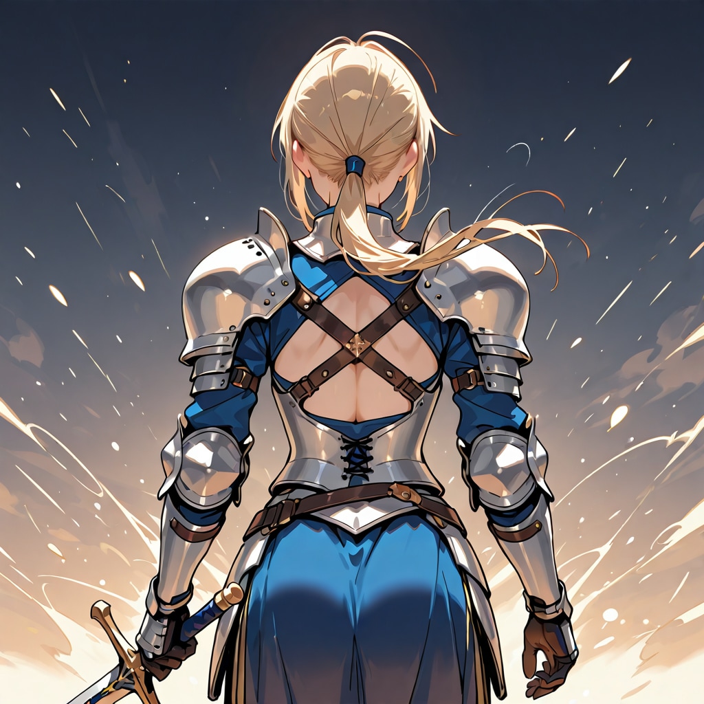 女騎士の後ろ姿260409