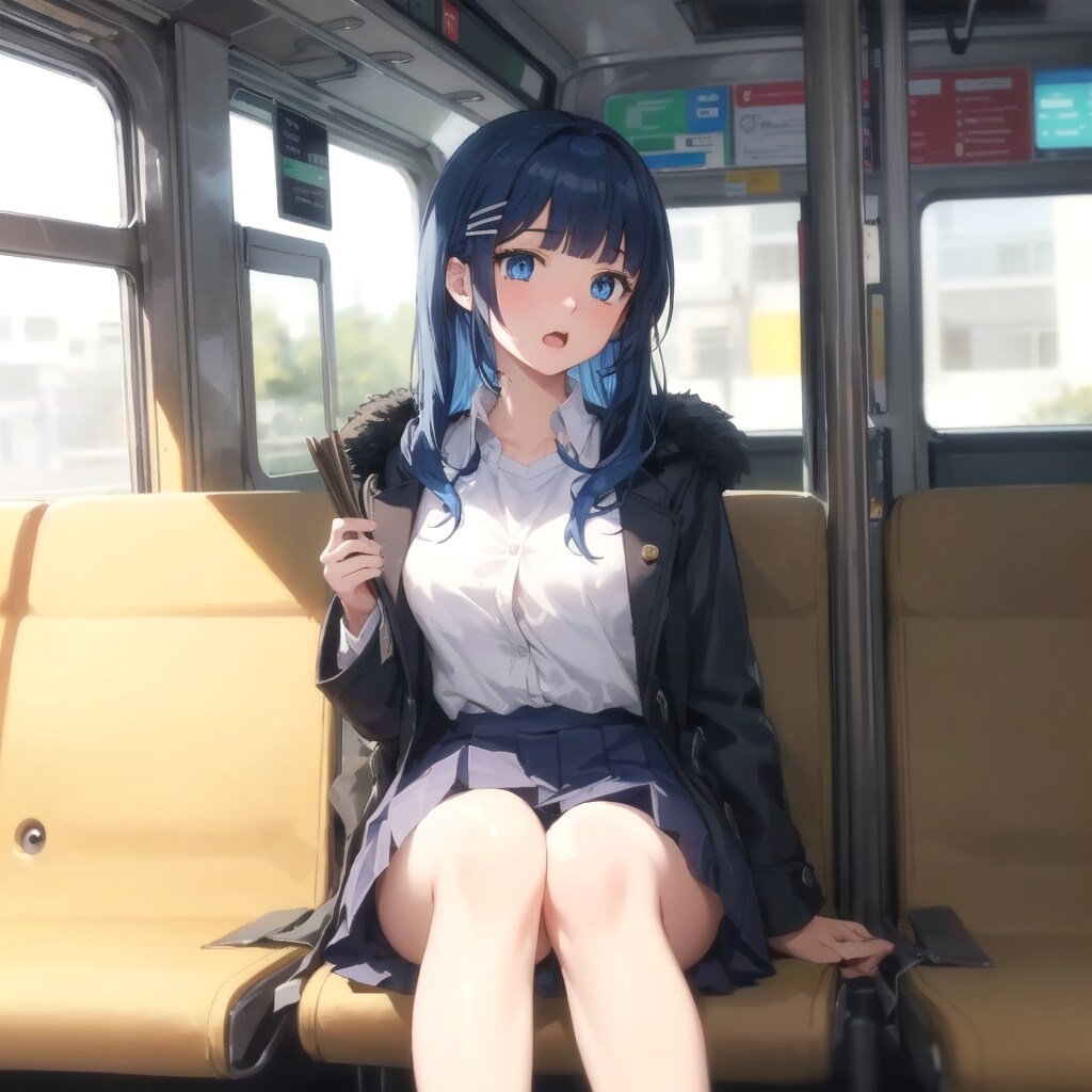 on the bus