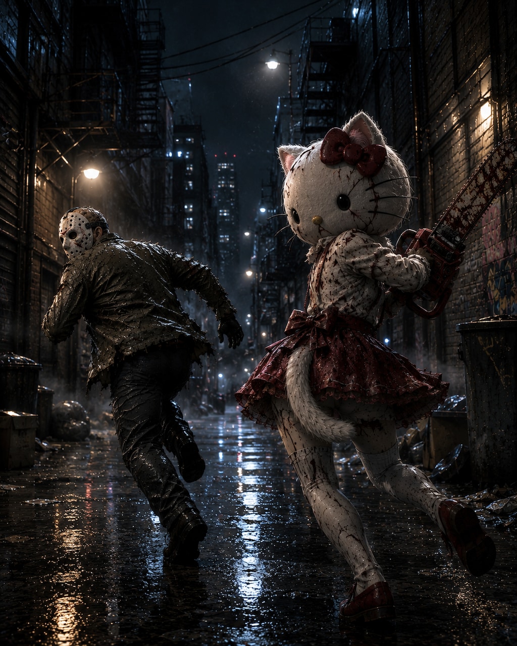 追う猫、逃げる仮面、DEAD END！？