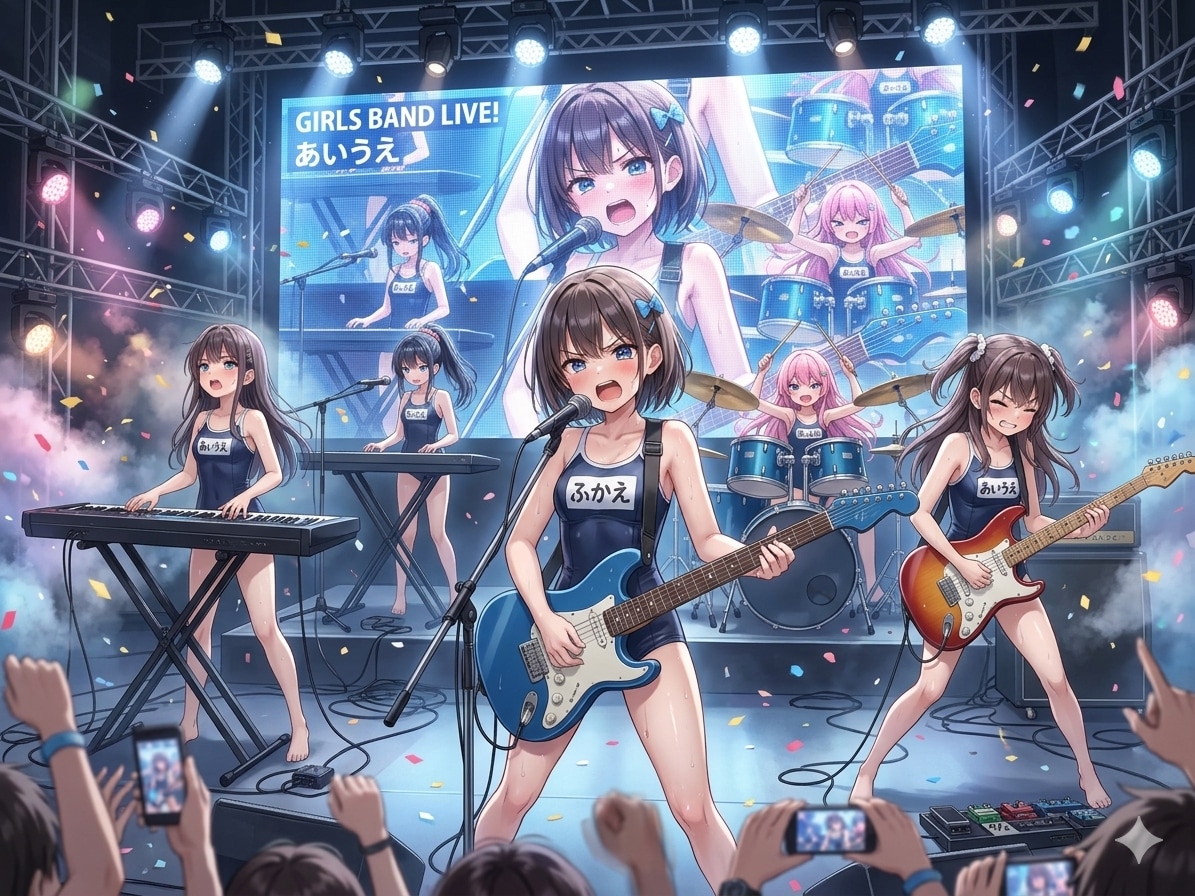 あいうえ初ライブ