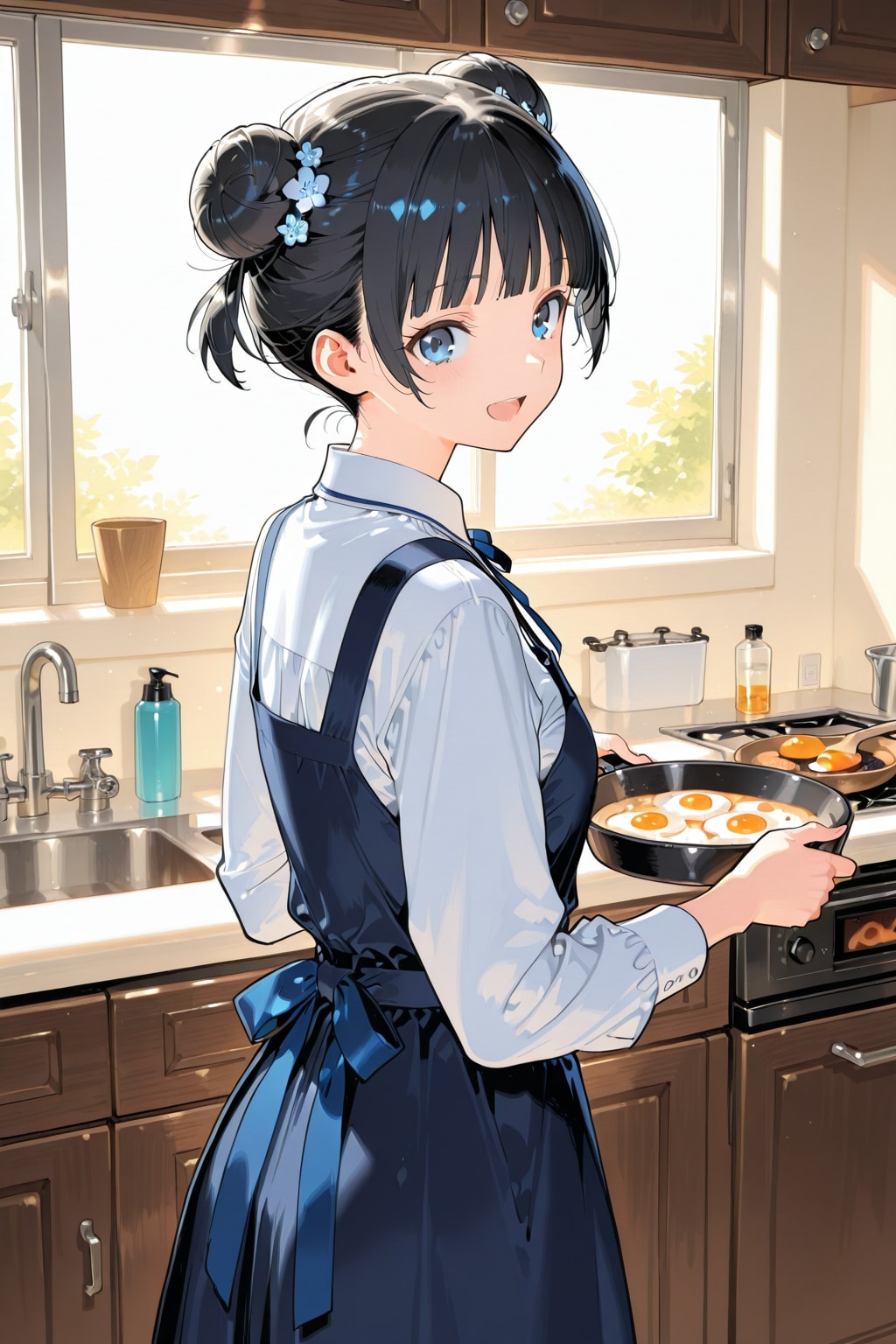 おだんごちゃん🍡✨と朝ごはん🍚✨　4/30 | の人気AIイラスト・グラビア