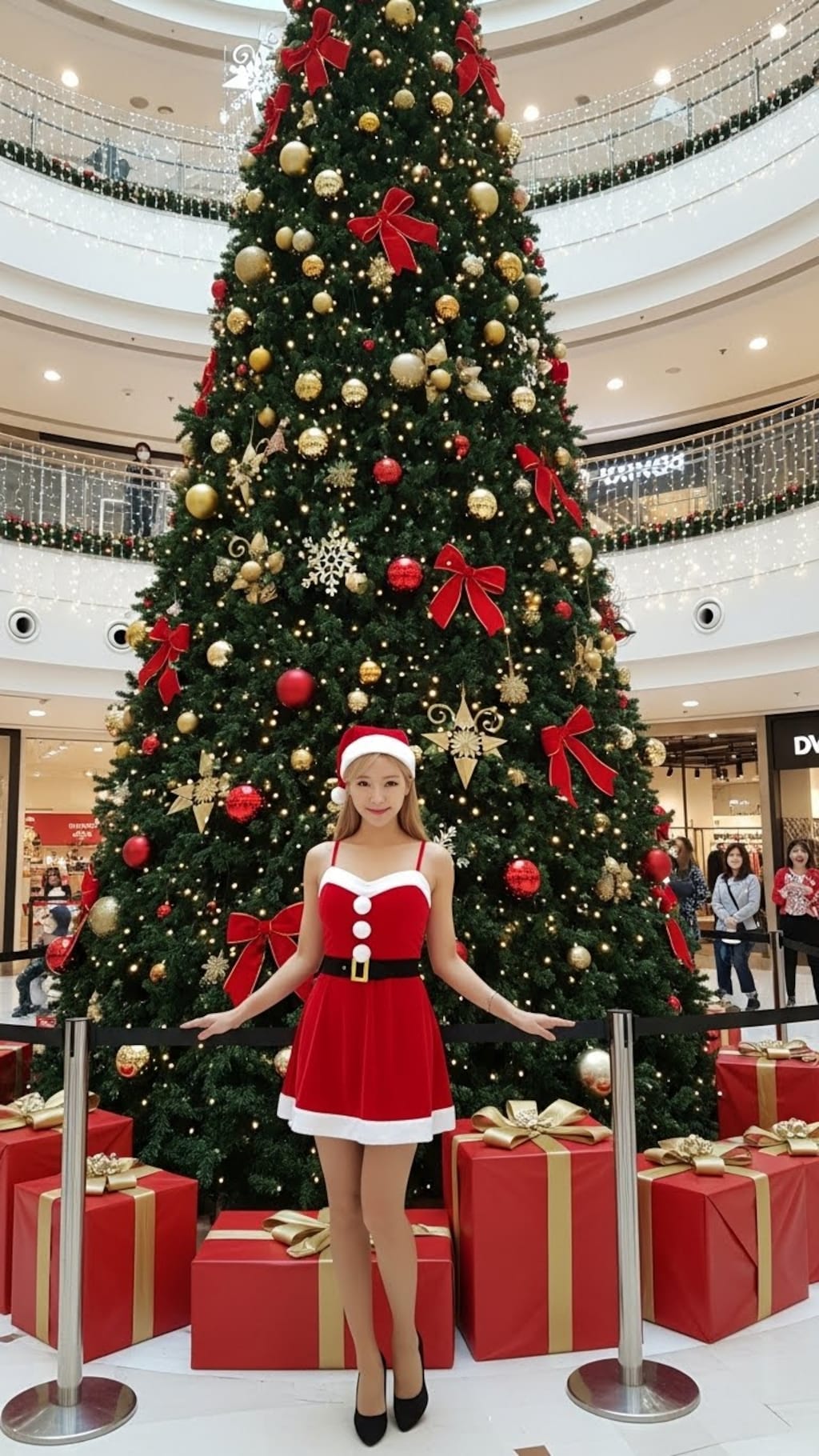 イベントエリアで記念撮影