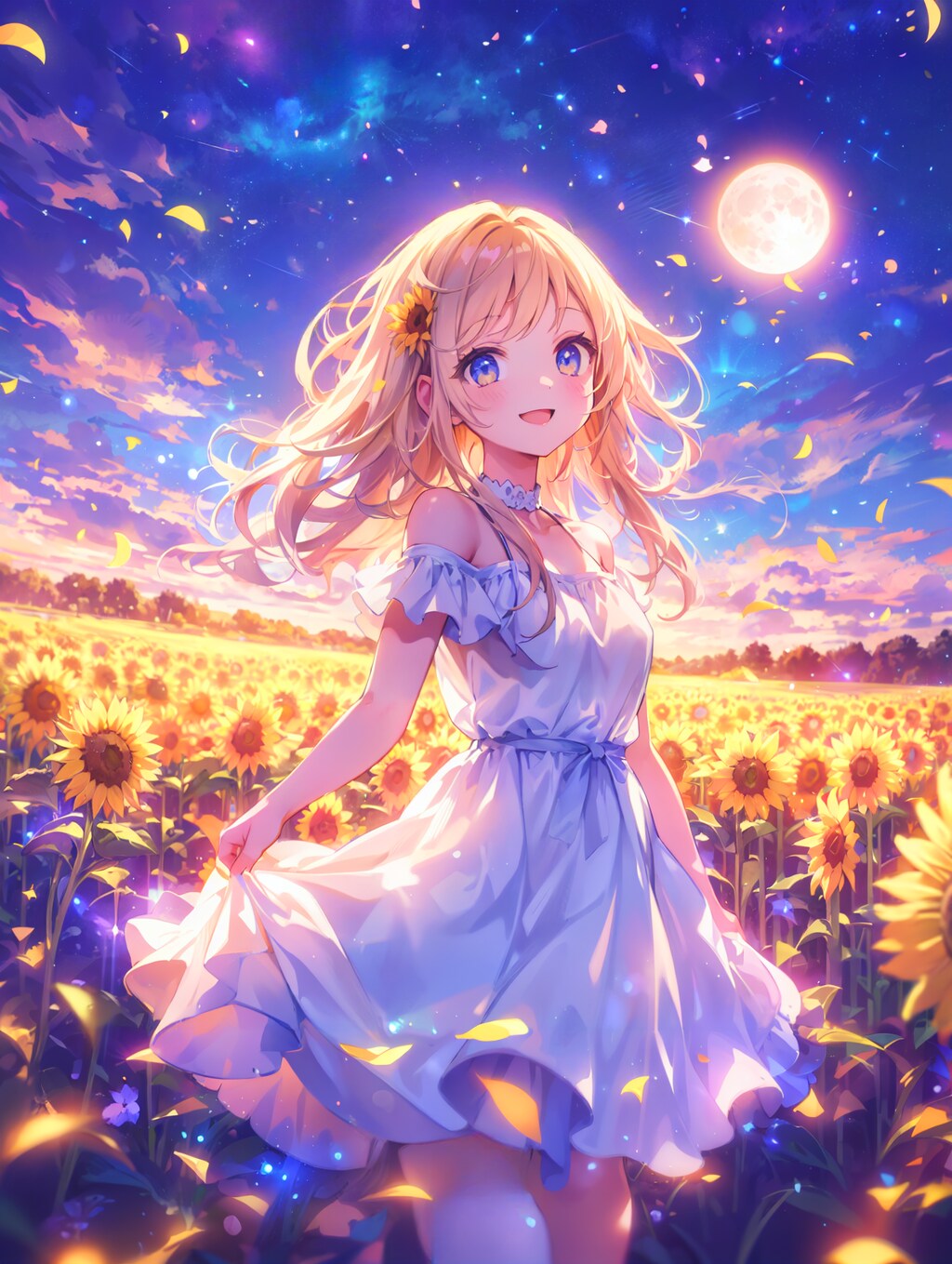 短き夏の夜に君を待つ