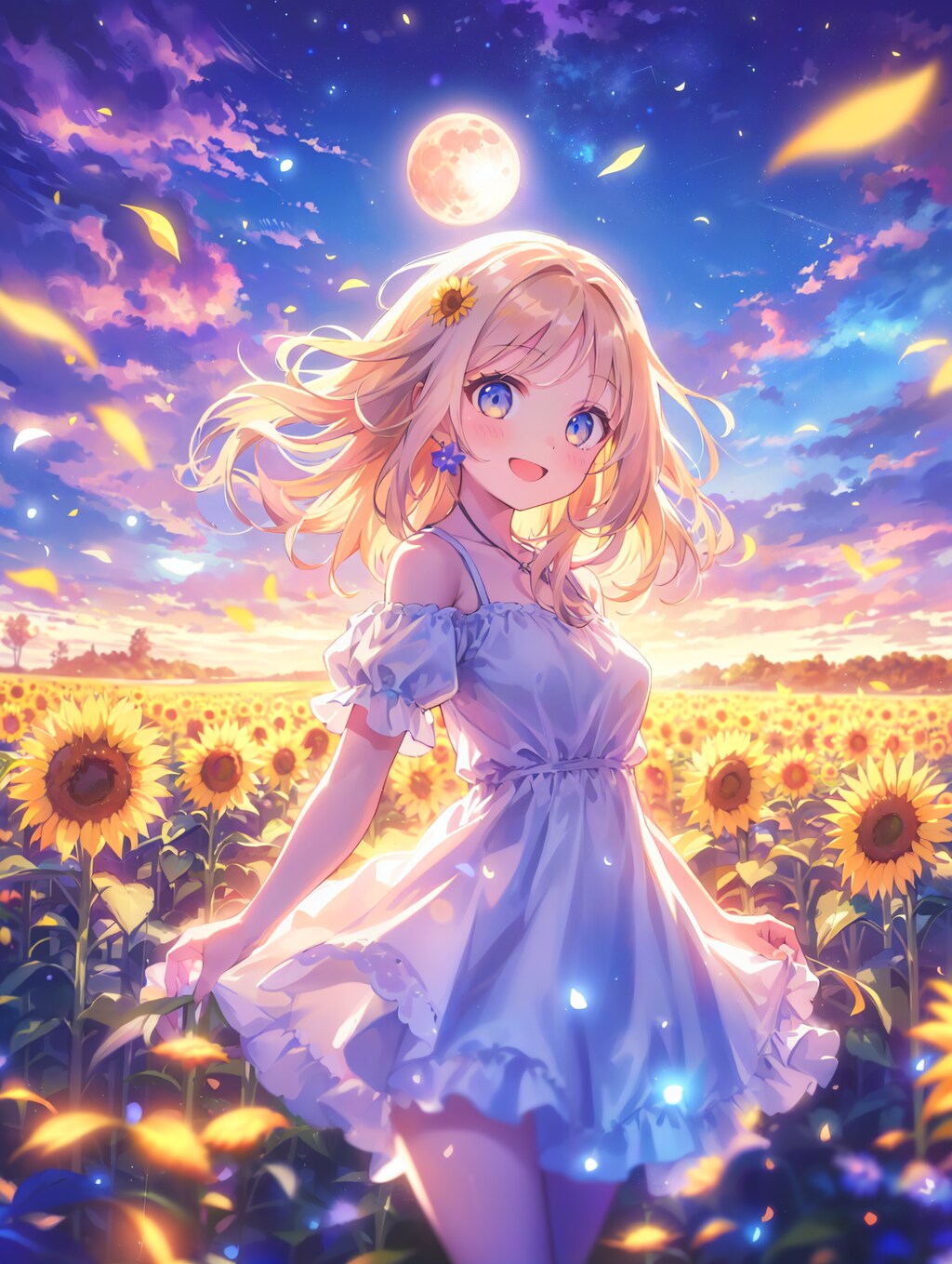 短き夏の夜に君を待つ