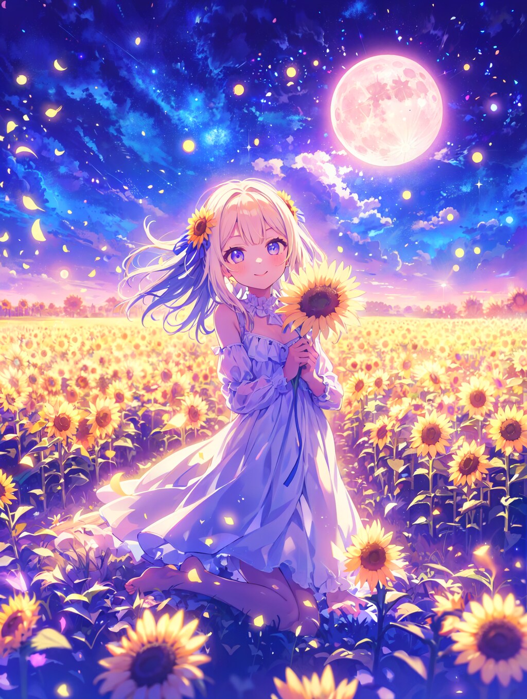 短き夏の夜に君を待つ