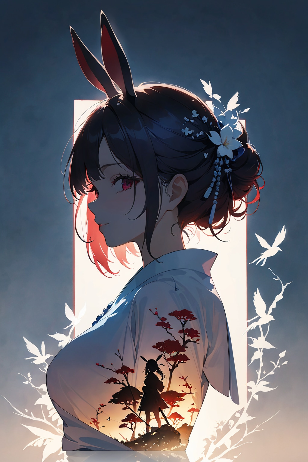 朱 | の人気AIイラスト・グラビア