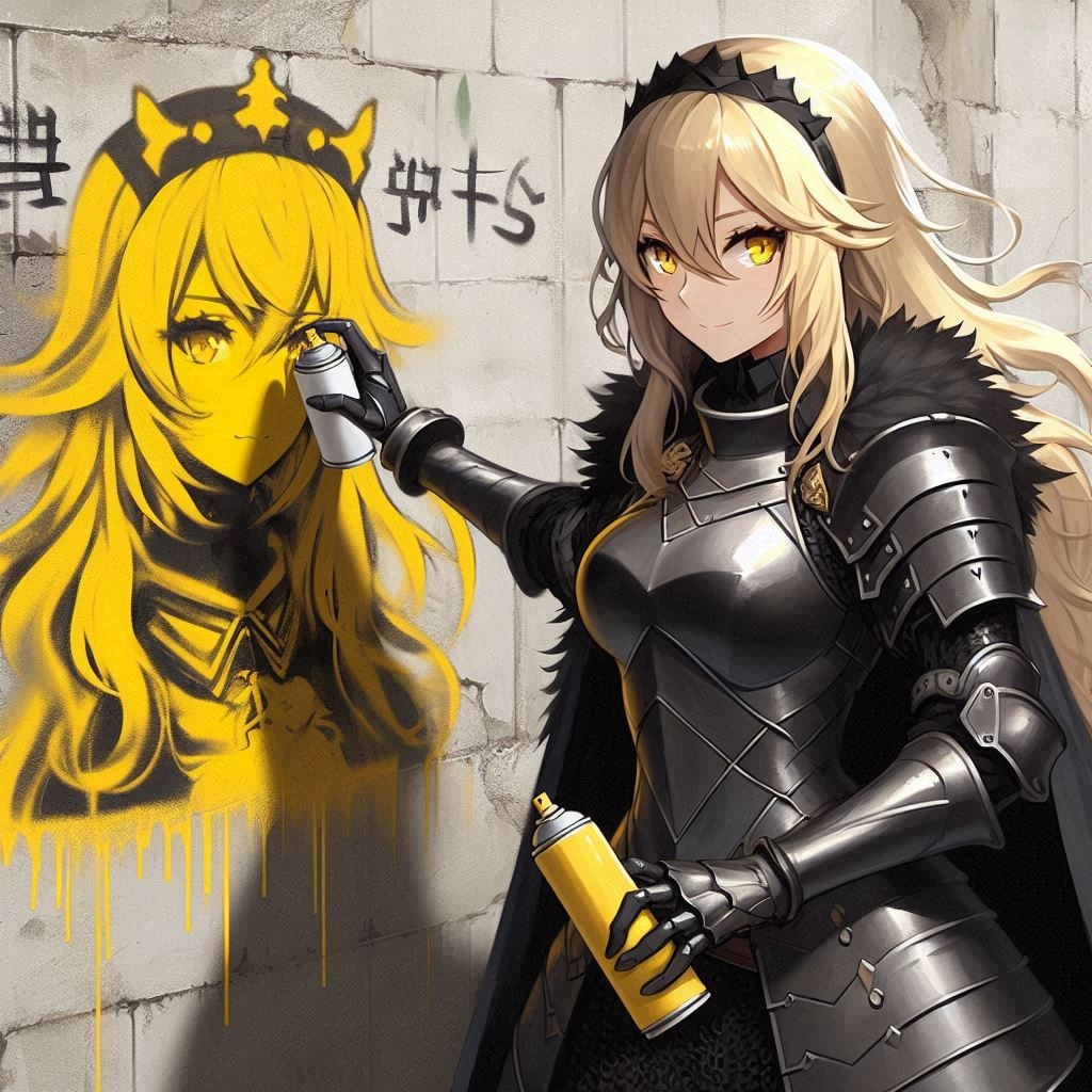 スプレーアートのエリザベス