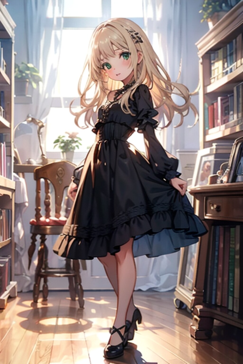 今日の図書館 05/20 W4B ＆ TOPAZ ゴシックドレス