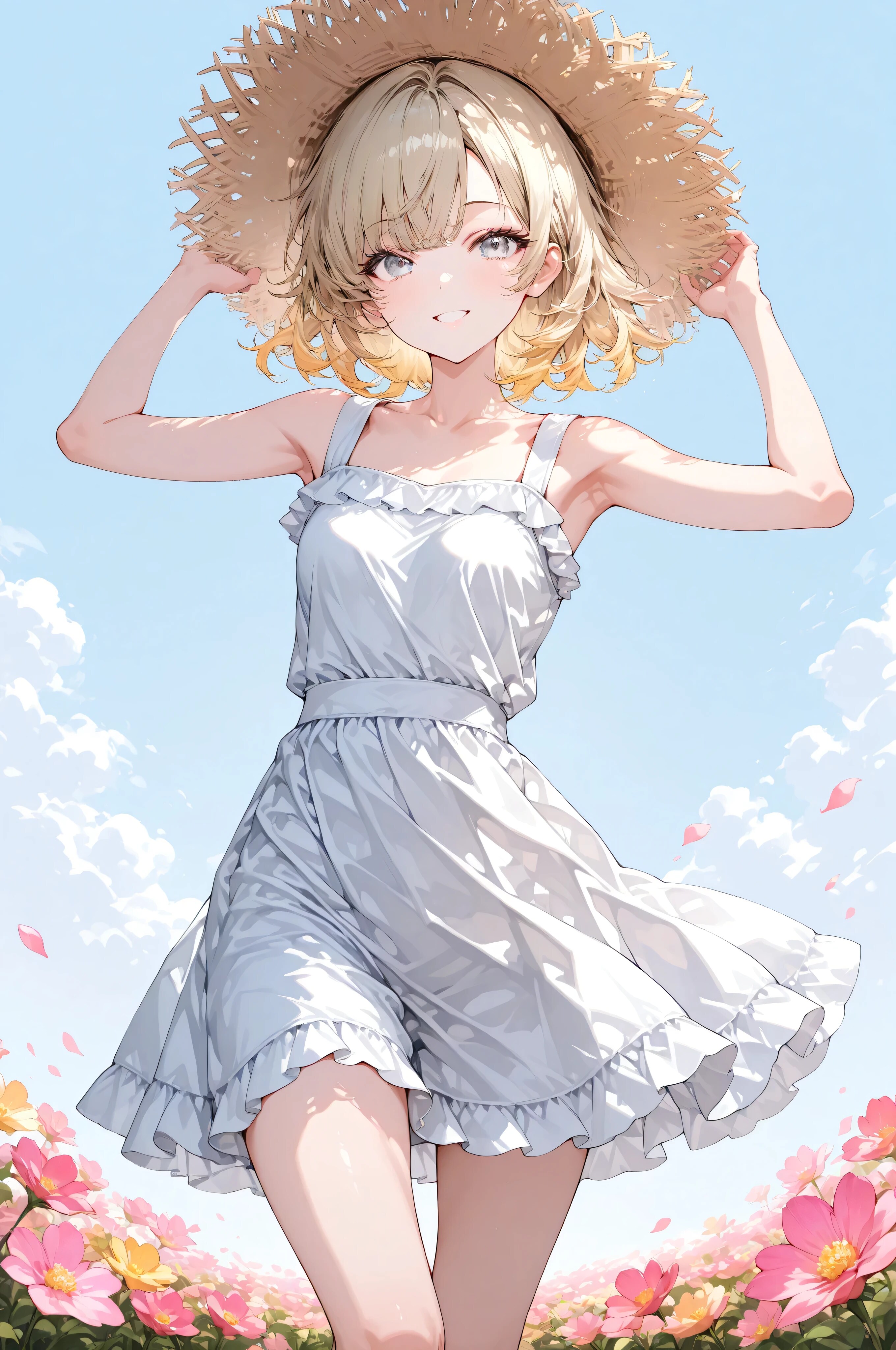 レイラ、夏の花畑で。🌼