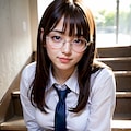 ギリギリ見えてるJK 3枚目