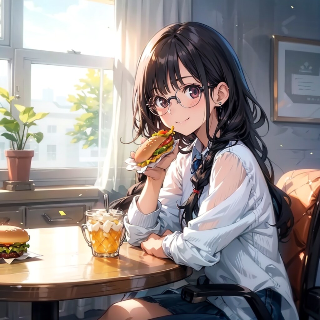 ハンバーガーを美味しいよ