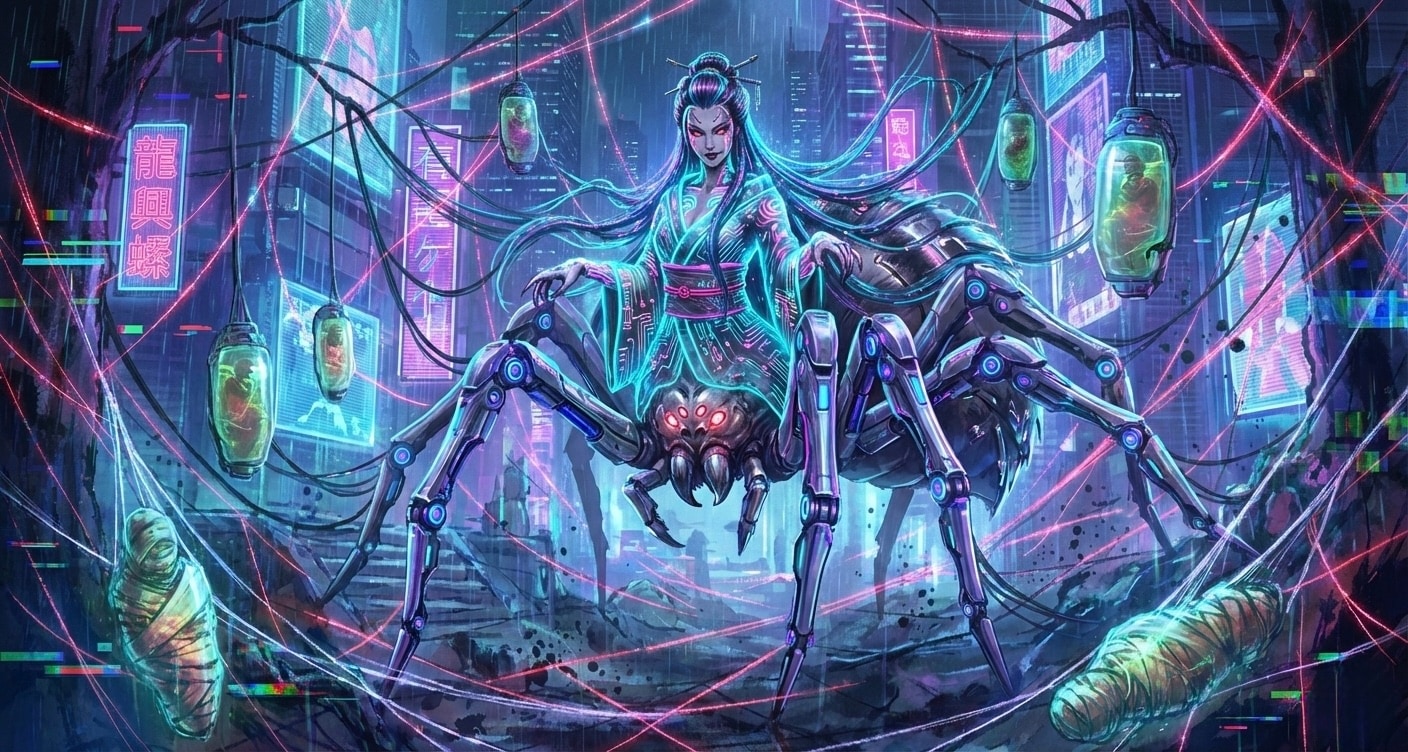 女郎蜘蛛 2枚目は感謝の気持ち | の人気AIイラスト・グラビア