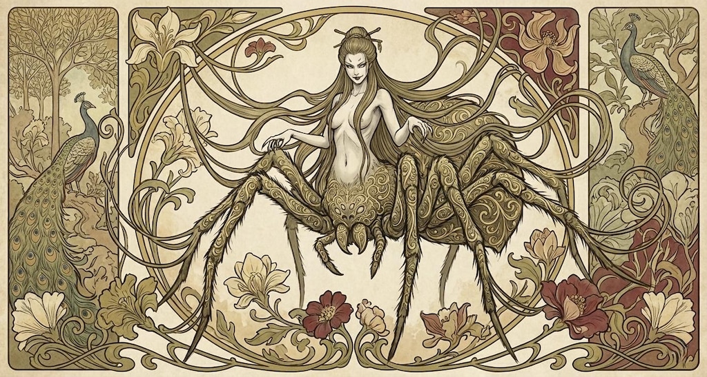 女郎蜘蛛 2枚目は感謝の気持ち