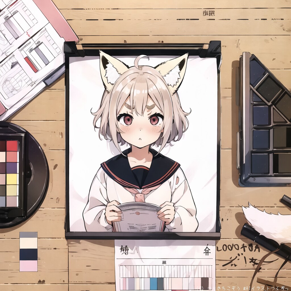 今日の双子狐の鈴音さん〜チャート風