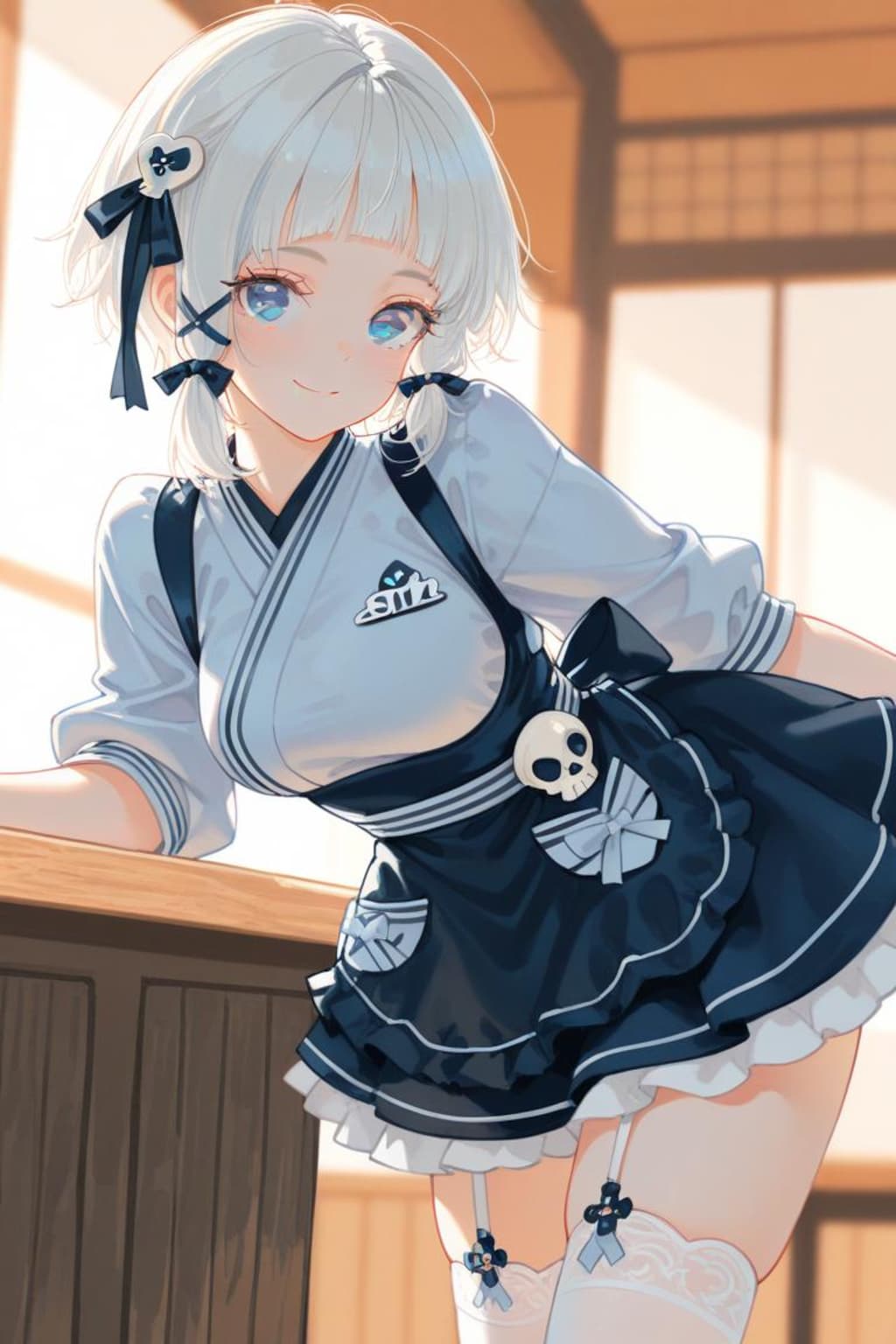 和装ドクロコーデ