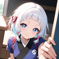和装ドクロコーデ 2枚目