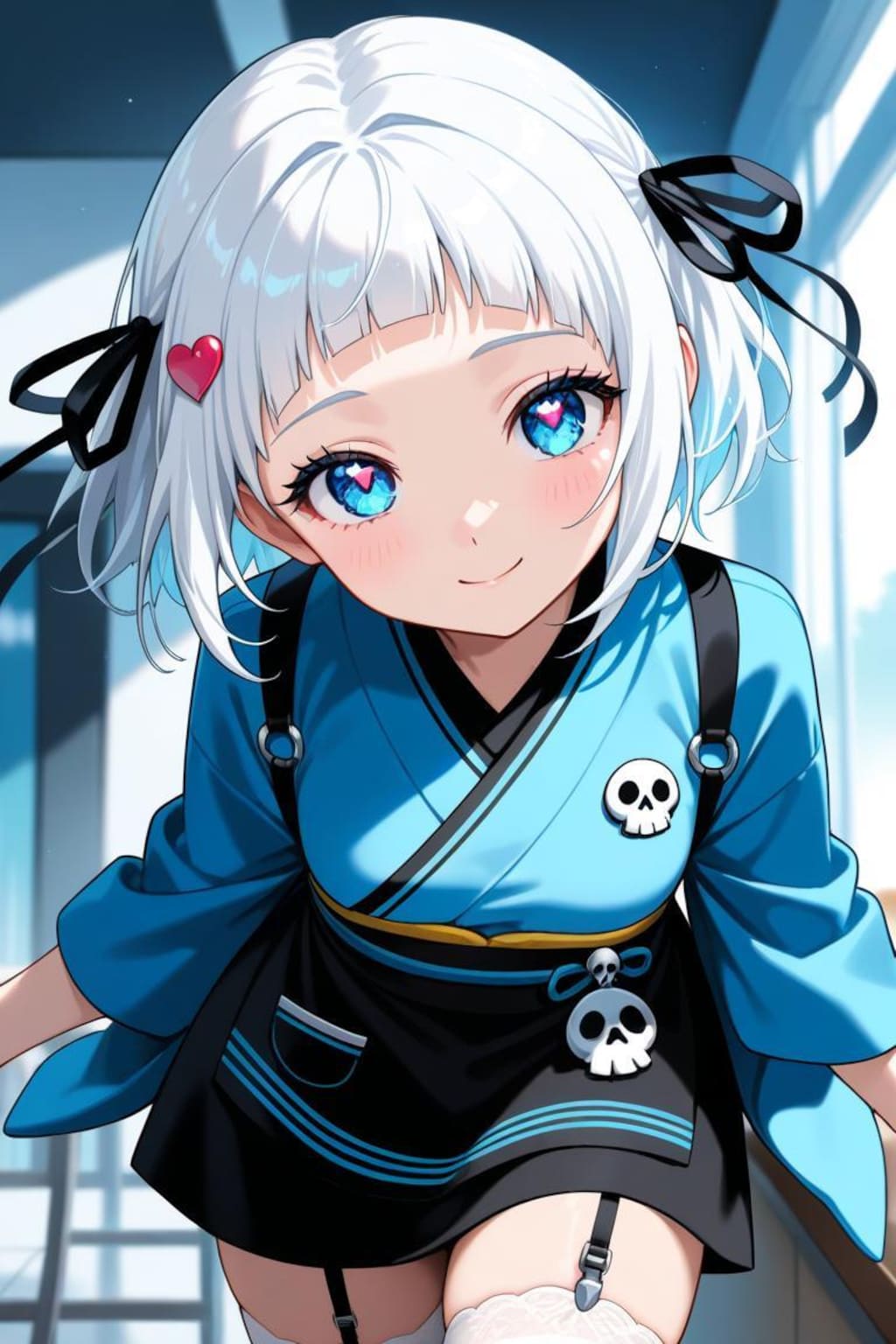 和装ドクロコーデ