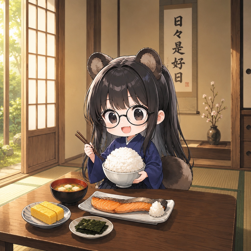 朝から幸せ