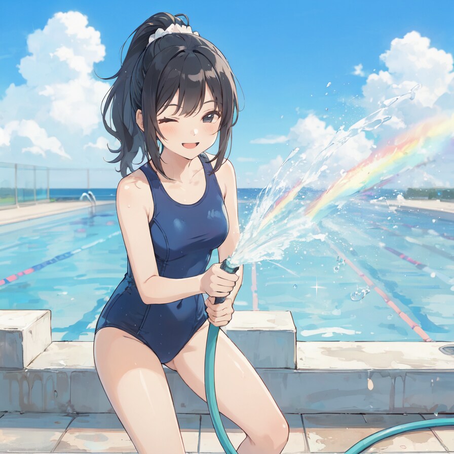 プールサイド