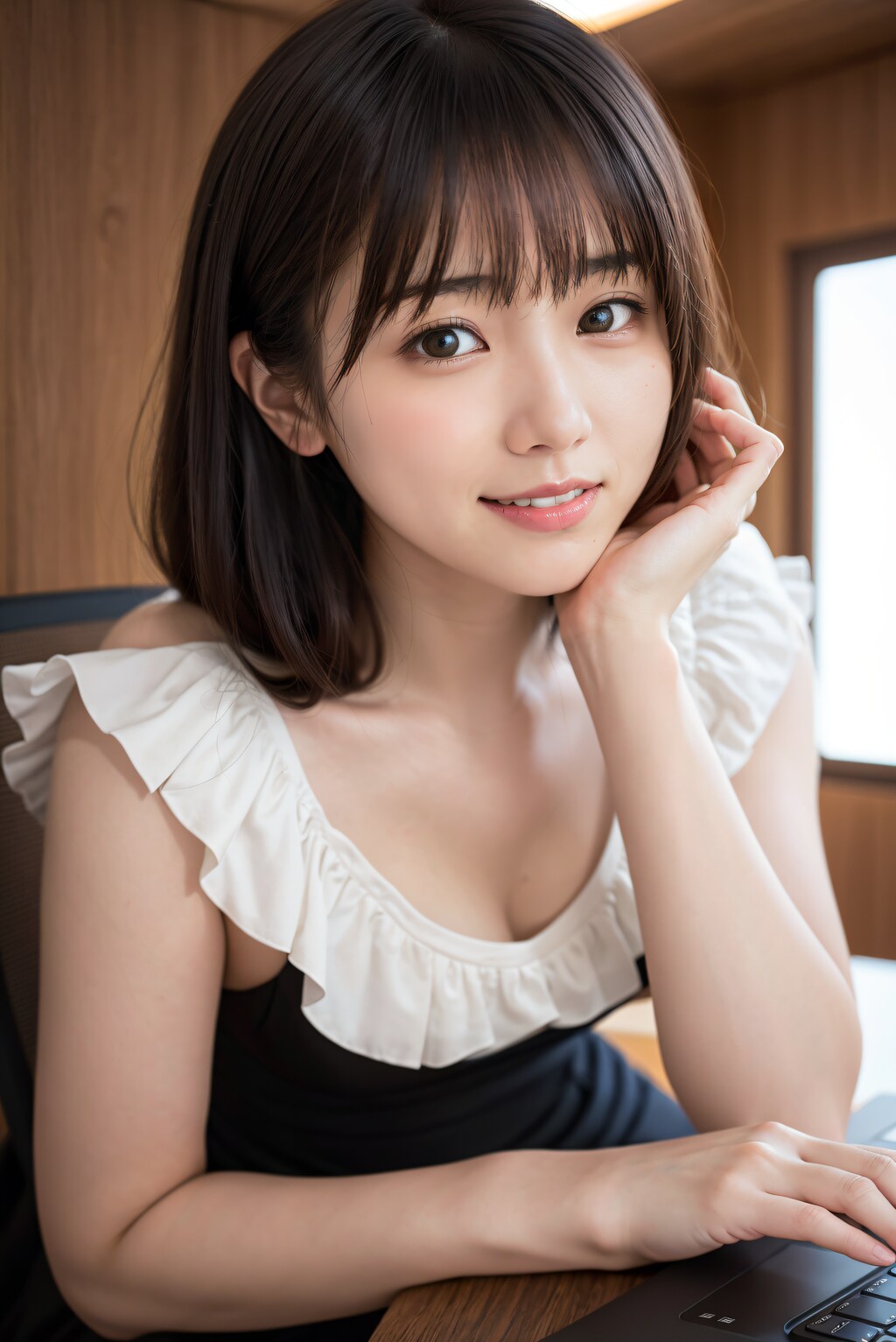 ドレスでお仕事