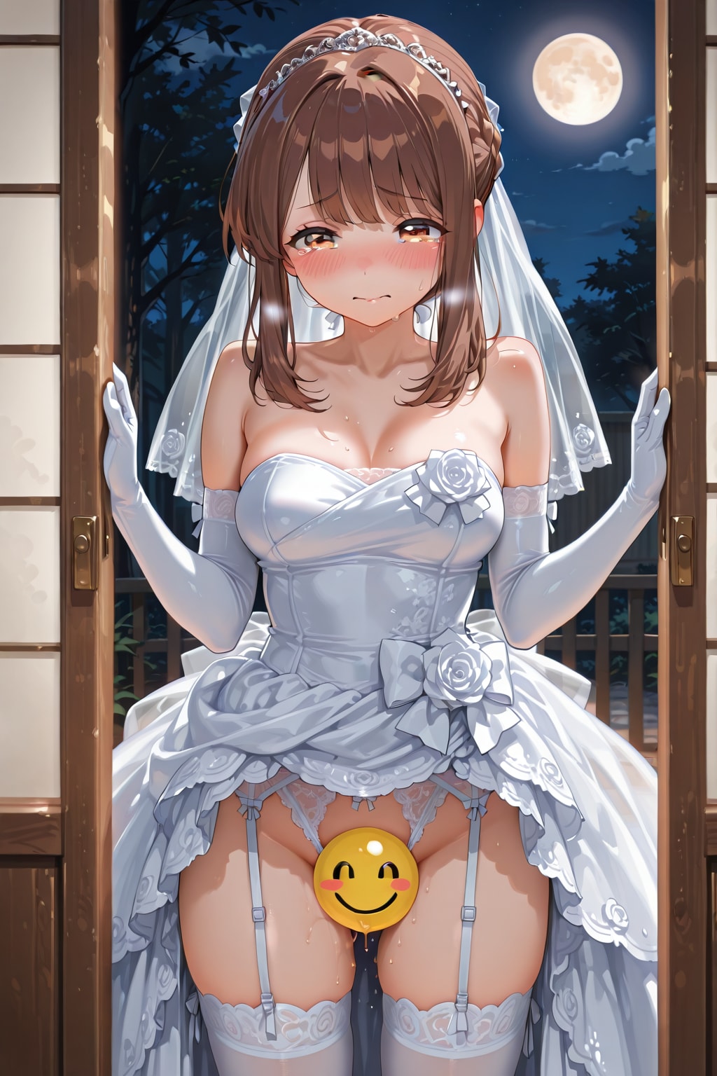 エチチな婚礼衣装の心実