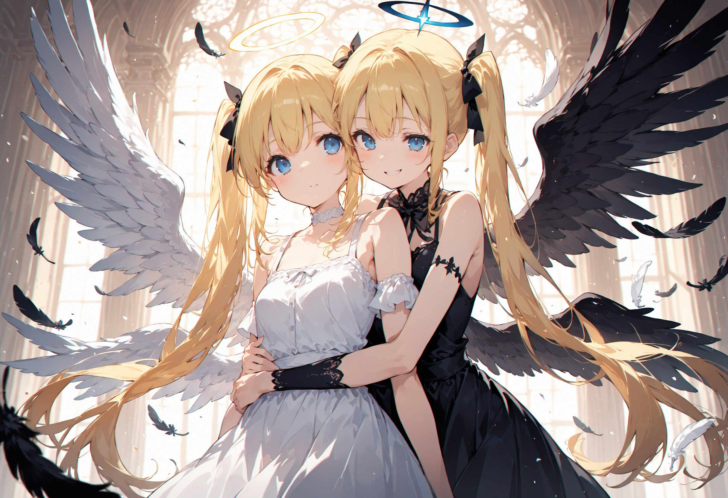 天使と悪魔 | の人気AIイラスト・グラビア