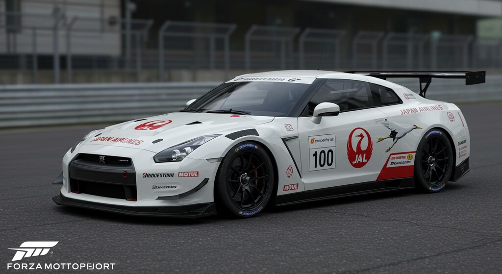 JAL R35GT-Rレーシングカー
